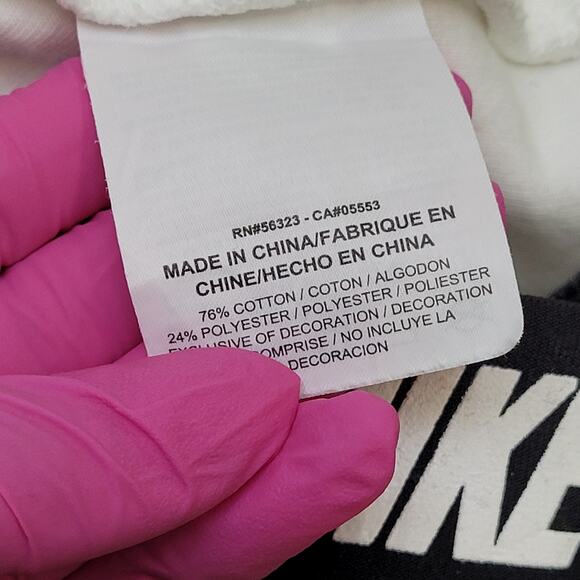 NIKE Swoosh Track Jacket Womens XL 23x23 Cropped Boxy - Picture 8 of 16